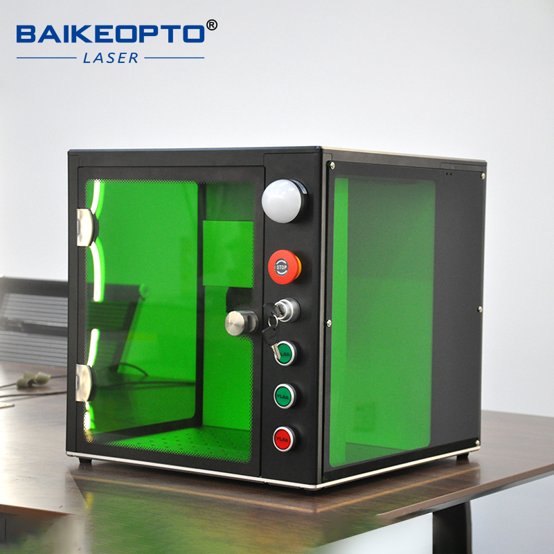 Compact Enclosed Fiber Laser E - Fiber Laser Marking Machine 30W review and price