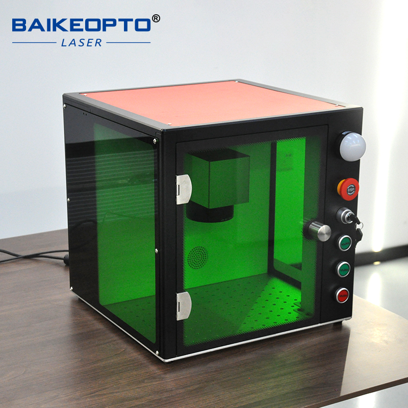 Compact Enclosed Fiber Laser E - Fiber Laser Marking Machine 30W review and price