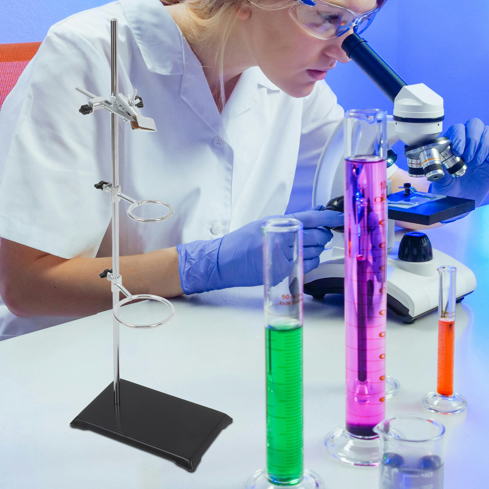 Laboratory Ring Stand Iron Sta - Lab Equipment review and price