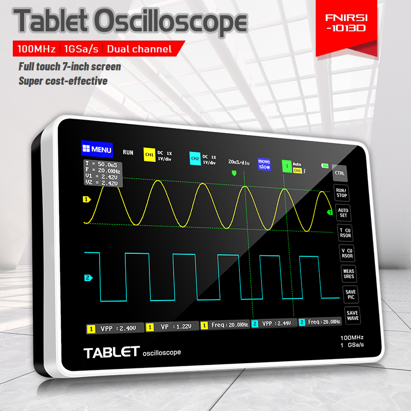 FNIRSI 1013D Dual Channel Tabl - Fnirsi Digital Oscilloscope Handheld review and price