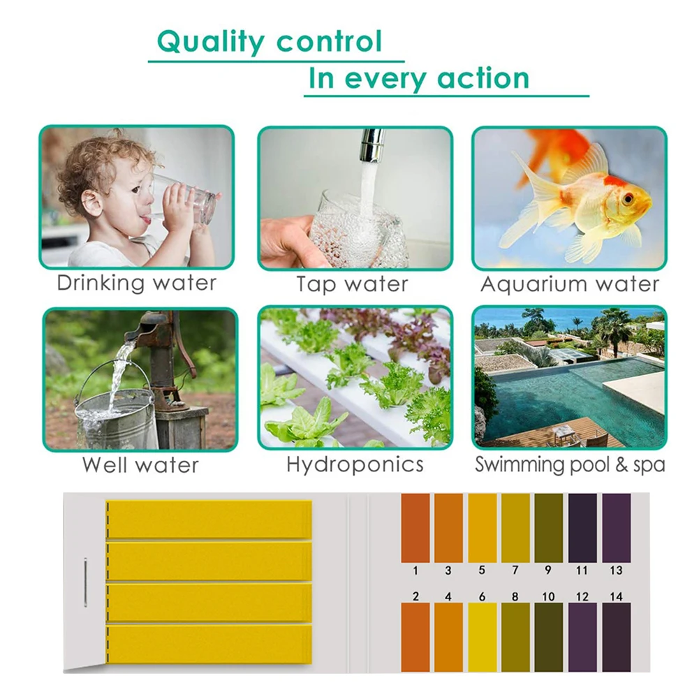 80-400pcs PH Test Strips For W - Ph Meter Digital Water Tester review and price